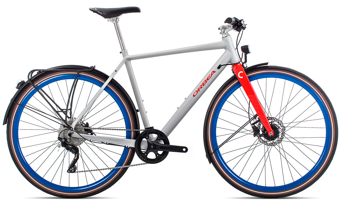 Фотографія Велосипед Orbea Carpe 10 (2020) 2020 Біло-червоний 